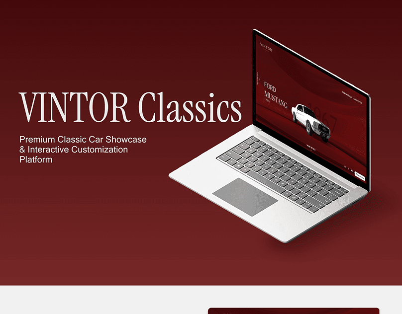 Classic Car Showcase project preview